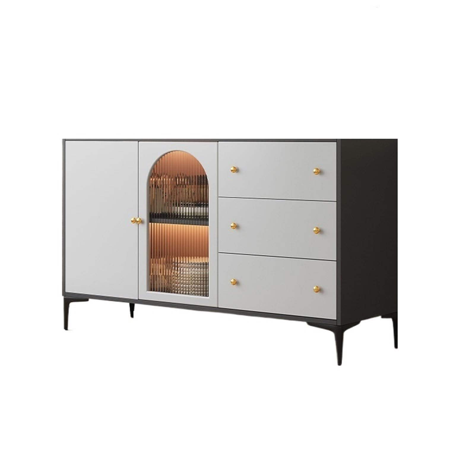 BHGFYXBS Wooden Buffet Cabinet With S Doors Spacious Sideboard With 3 Ders For Home Restaurant Or Kitchen Sto Tea & Dining Room,S,S