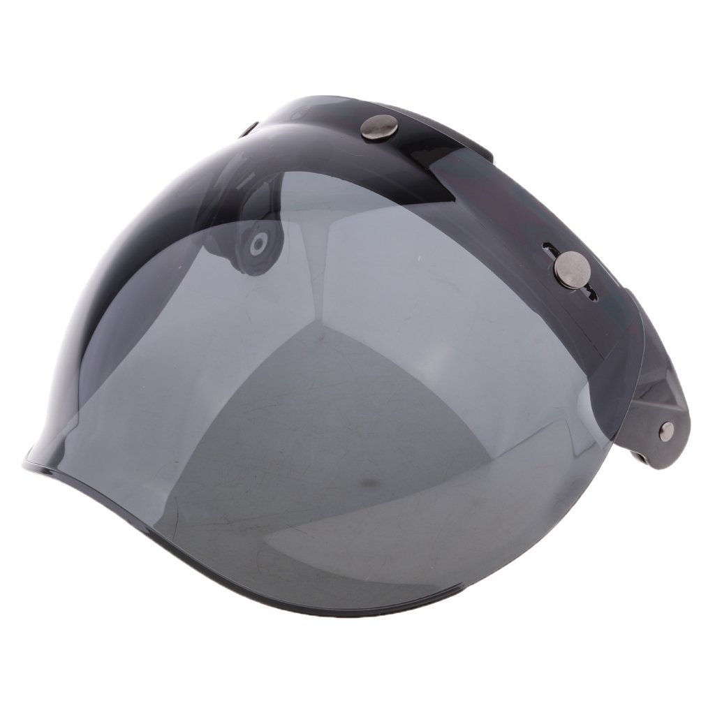 zalati Face Visor Front Shield UV Protected Helmet Mask for Replacement DIY Making Motorbike Riding - Dark Brown
