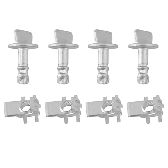 PACEWALKER 4PCS Engine Cover Retainers Engine Under Cover Splash Shield Guard Body Bolts Screws Fit for Ford F150 2011-2019 BB53 6C020-AA, BB5Z-00817-A, W716006-S439