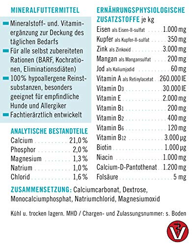 napfcheck Novomineral Sensitiv - Mineralien und Vitamine für empfindliche Hunde - 500 g