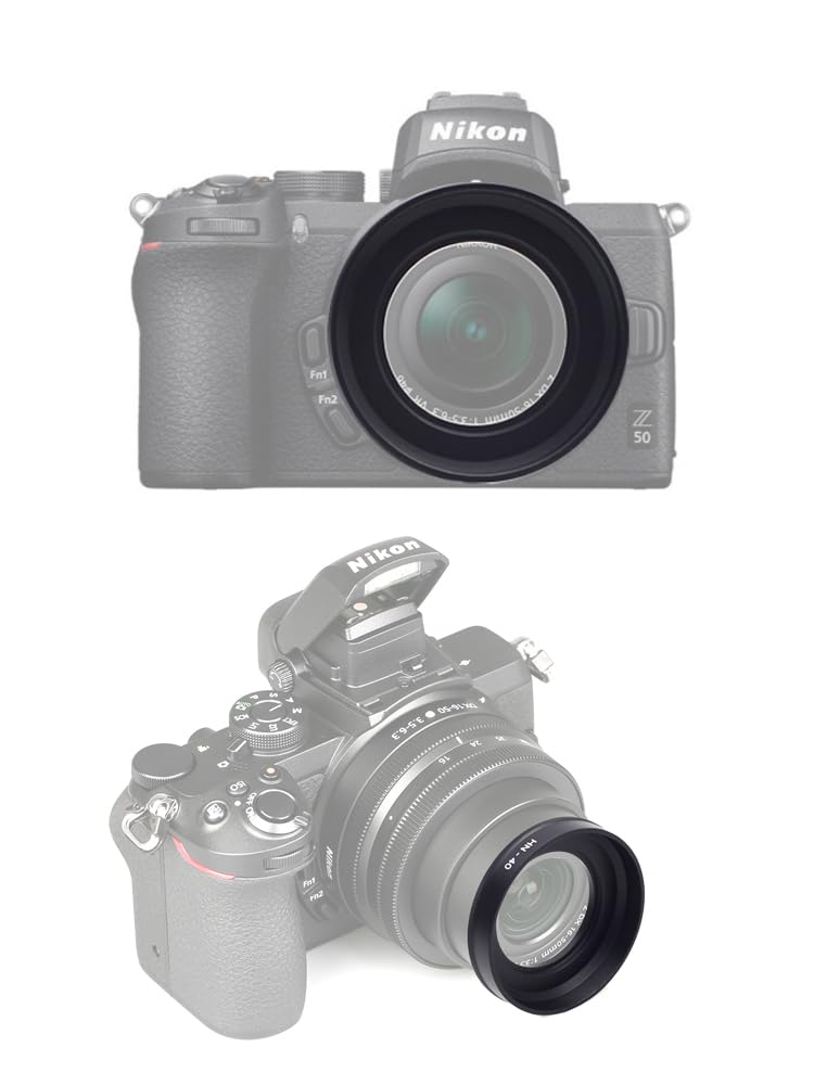 Amazon | HN-40 レンズフード 用の Nikon Z DX 16-50mm f/3.5-6.3 VR