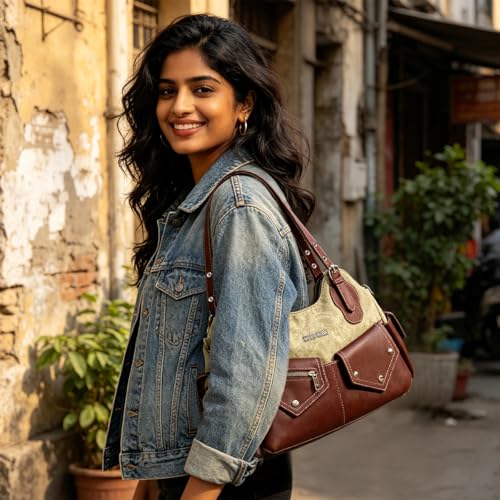Image of PALAY Shoulder Bag for Woman Vintage PU Leather Women Handbags Punk Retro Crossbody Bags for Women