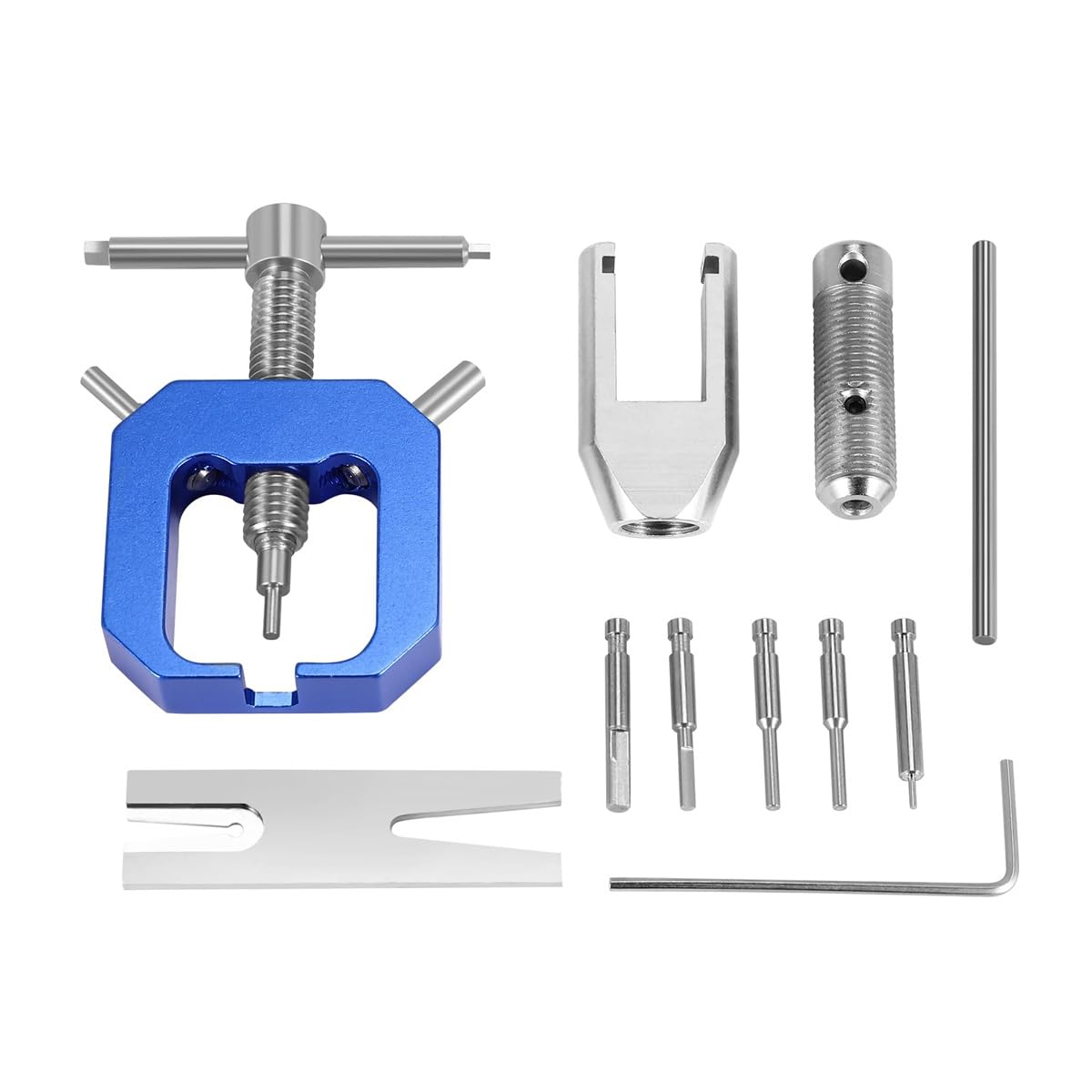 Riven Blue Gear Puller Tool for Motor Pinion Removal Model Aircraft RC Drone Brass Gear Extractor Repair Kit