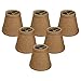 Royal Designs, Inc. Hardback Empire Chandelier Basic Shade CS-989-5BL-6, Burlap, 3 x 5 x 4.5, Pack of 6
