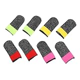 Uonlytech 8 Pares De Fundas para Dedos para Cuna De Juego Protector De Dedos Resistente Al Sudor Cubierta para Dedos Fundas para Dedos Cunas para Dedos Funda para Pulgar Comer Pollo