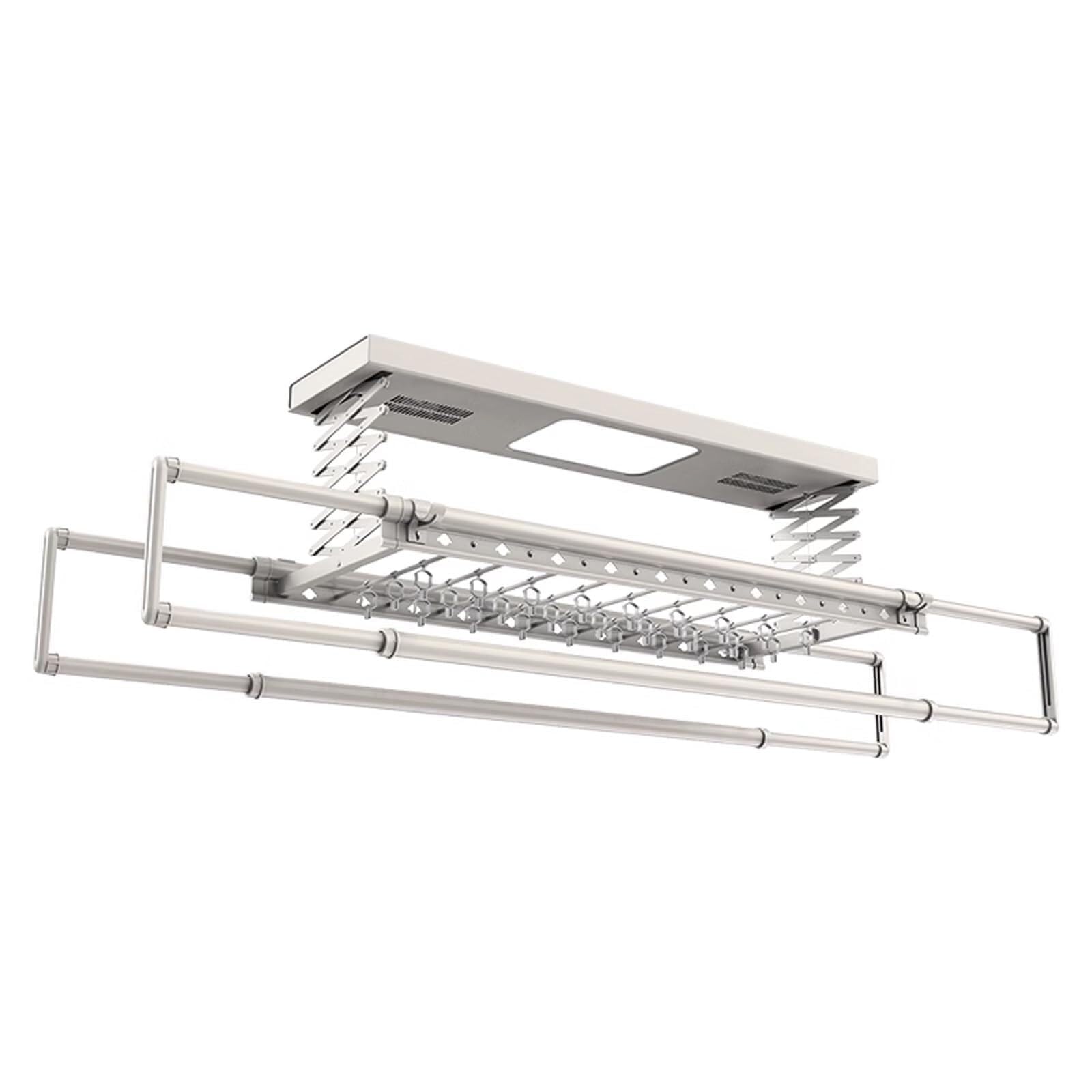 OLSKFUH Ceiling-Mounted Electric Clothes Drying Rack, 35kg Capacity, Space-Saving, Ideal for Laundry Rooms & Small Spaces, Efficient & Convenient Clothes Dryer Solution,