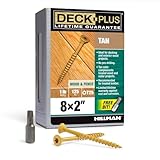 HILLMAN FASTENERS 48413 Deck Screws, Tan, 125 Piece