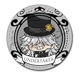 アニメ『黒執事 寄宿学校編』 [葬儀屋] レザーバッジ[丸形] M D