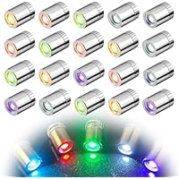 20 pcs Mini Luz LED Adhesiva, Luces LED Pilas, Mini Lampara LED,