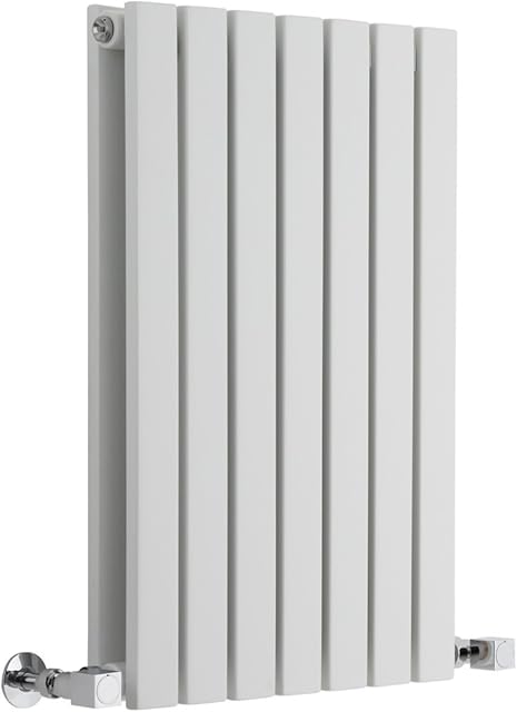 Milano Capri - Modern White Horizontal Double Flat Panel Radiator - 635mm x 413mm