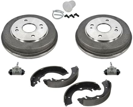 Rear Brake Drum Hardware Kit with Bleeding for Honda for Accord 1990-2002 Wagon Non-Asbestos Organic-Pad Material 152361 42610SM4010