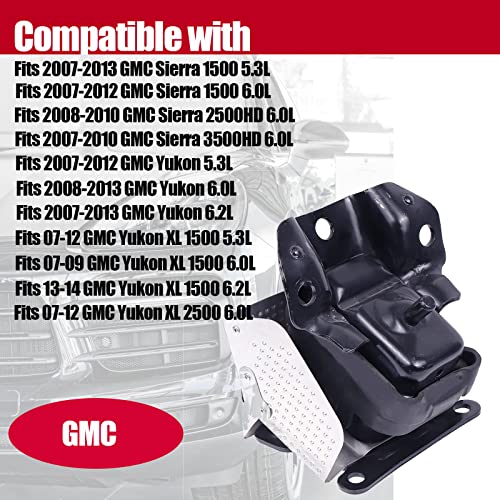 Engine Motor Mount Set 2PCS with Heat Shield Compatible with 2007-2014 Chevy Silverado Tahoe Suburban, GMC Sierra Yukon, Cadillac Escalade, Hydraulic, Replaces A5365HY 15854941 by PATEWIN - Image 4
