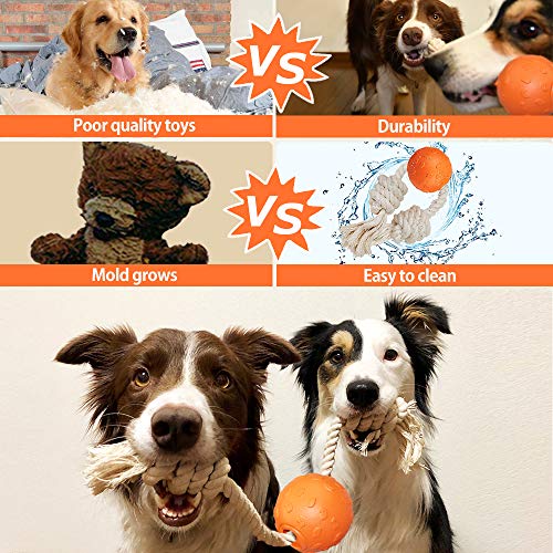 Laroo Dog Rope Toys - Interactive Dog Toys Tug Of War Dog Toy Dog Puzzle Toys Puppy Toys For Teething Small Dogs #TOP3