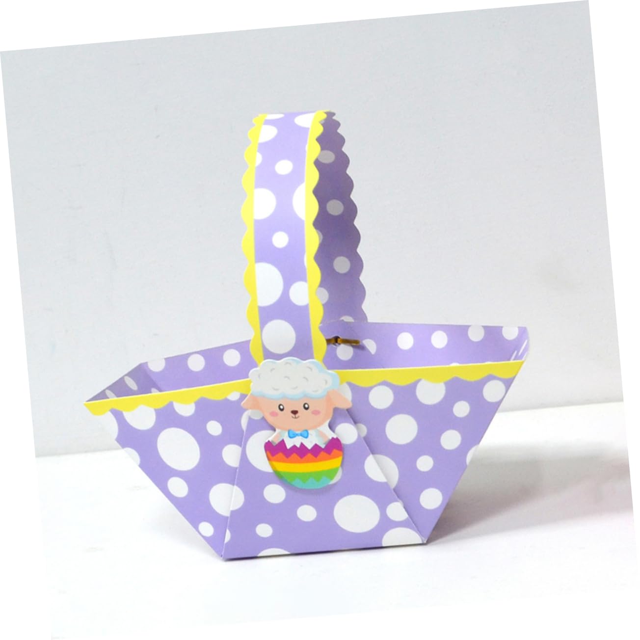 SOESFOUFU 24pcs Easter Basket Spring Decor Candy Holders Paper Baskets for Boy Girl Parties for Easter Celebrations and Party Favors