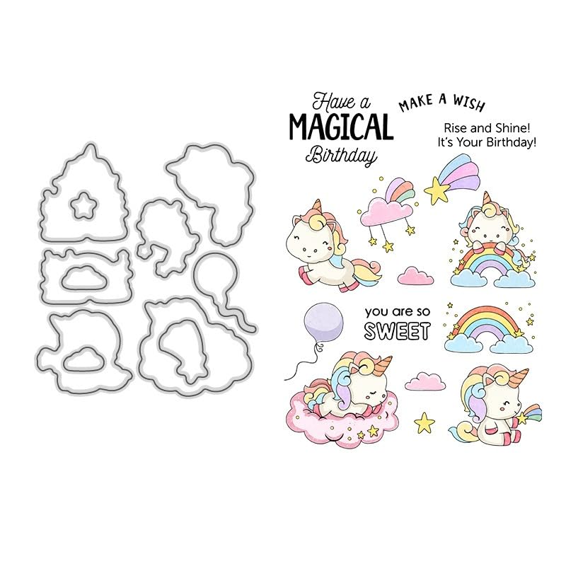Alxjejo Cutting Dies and Stamps Set 2024-2025-2026,Stamps and die for Card Making for DIY Birthdays, Thanksgiving Day, Valentine's Day, Scrapbooking, Art Craft, Festivals Greeting Card Album
