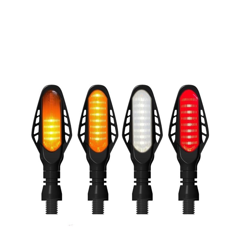 Clignotants LED universels moto avec feux de jour premium intégrés