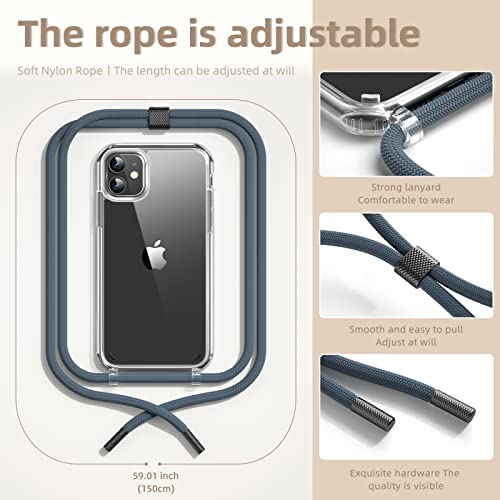 Goodvish iPhone 11 Crossbody Lanyard Case (Pine Green) - image 5