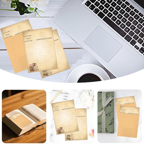 Cartes de paiement et bibliothèque rétro pour organisation de bureau - 3