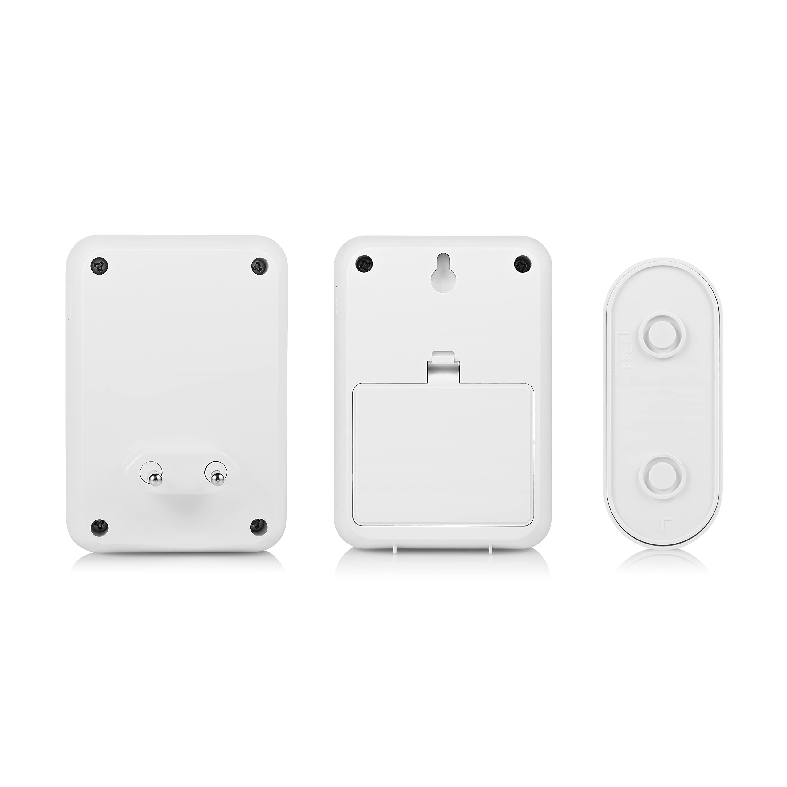 Byron DBY-22324 Set Timbre inalámbrico, Tiene un Rango máximo de 150 m y 15 melodias con Opciones de Control de Volumen