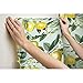 RoomMates RMK11656WP Lemon Zest Yellow and Teal Peel and Stick Wallpaper