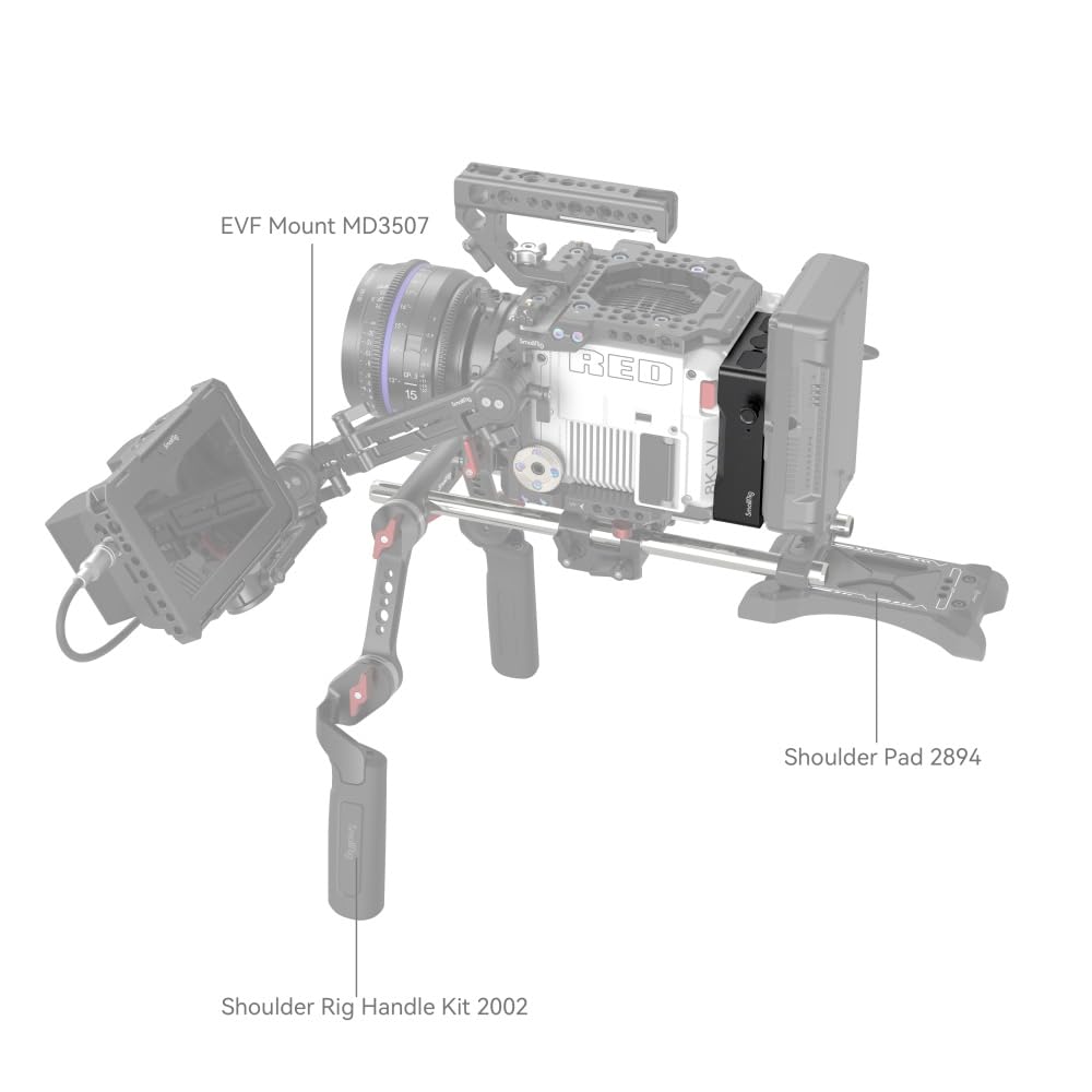 Buy SmallRig V-Mount Battery Plate Adapter for RED V-Raptor 3898