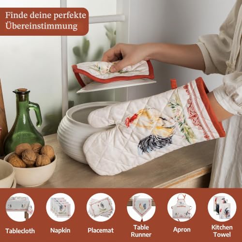 Foto von Maison d'Hermine Topflappen-Set, 100% Baumwolle (20 cm x 20 cm, 2er-Pack)
