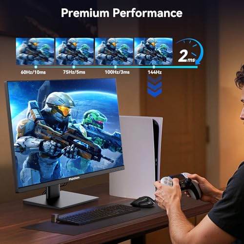 Image of Touchscreen Monitor 2K 144Hz 23.8 Inch QHD 2560x1440P Computer Monitor USBC HDMI DP Ports Eye Care Frameless VESA Mount