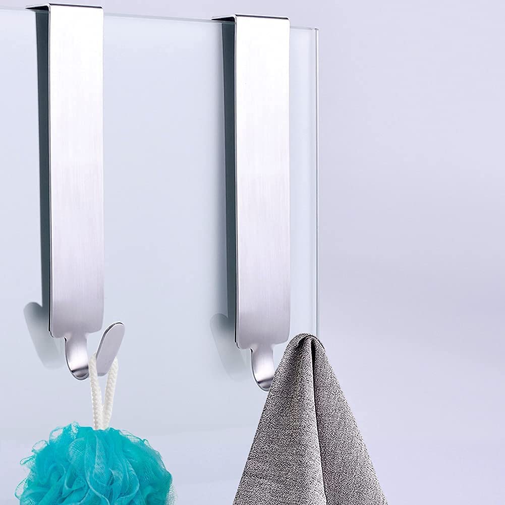 Lot de 2 léger crochet mural cabine de douche , crochets de porte de