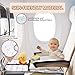Toddler Airplane Bed, Airplane Seat Extender for Kids, Portable Toddler Bed, Baby Airplane Travel Essentials for Kids, 31.1x17.3in Foldable, Comfortable, Waterproof, Durable and Safe