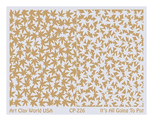 Low Relief Texture Plate Baby It's All Going to Pot Design - 1 Pc.