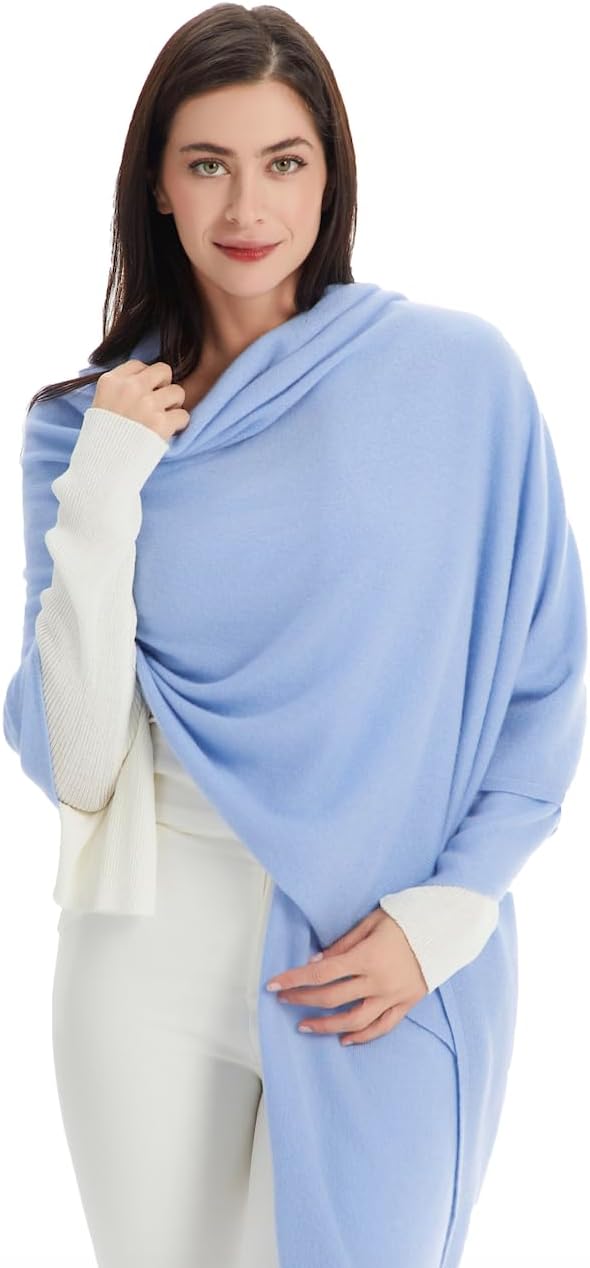Seasons Comfort 100% Mongolian Luxury Cashmere Shawl - Oversized Pashmina Wraps, Featherlight Scarf, Timeless Design - Image 8