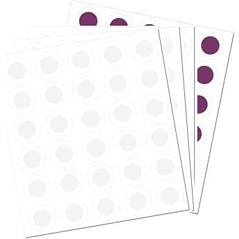 UV Patches Sun Protection Pack of 120 UV Detection Stickers Transparent Self-Adhesive Sunny Detection Patches Sun Protection Reminder Safe for the Cheek