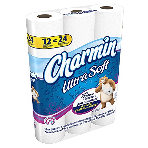 Image of Charmin Ultra Soft Double Roll Toilet Paper, 12 Count