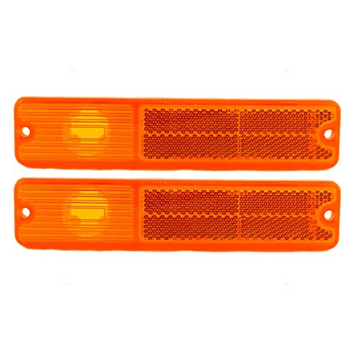 Pair of Front Signal Side Marker Light Lamp Replacement for Jeep SUV J0994020