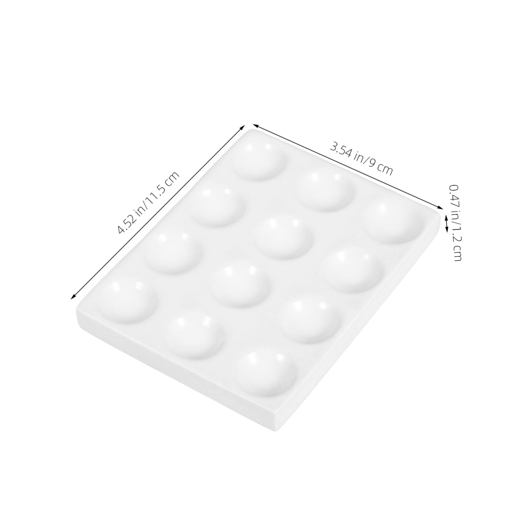 iplusmile 5piezas Placa De Reacción De Porcelana Para Experimentos Químicos Laboratorio Material Cerámico Resistente y Versátil