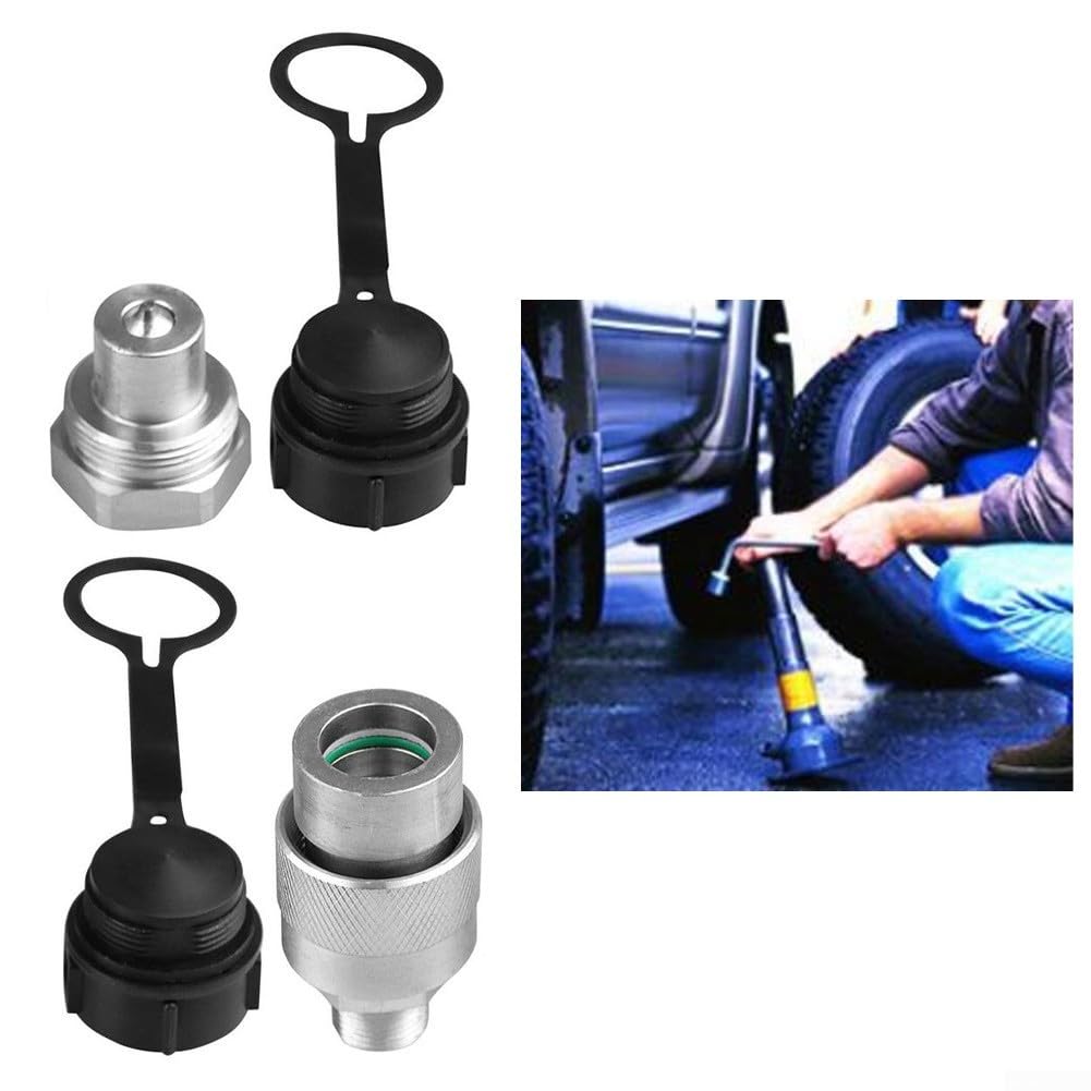 Ensemble de raccords rapides hydrauliques 3/8 NPT, pour Enerpac C-604 et pour Parker série 3000, raccord plat pour vérins hydrauliques, cylindres, pompes, haute pression 10 000 psi, avec