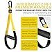 Home Resistance Training Kit | Full-Body Workout with Suspension Trainer Straps, Door Anchor, Handles, and Carrying Bag | Complete Home Gym Equipment (Yellow)