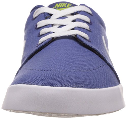 Image of NIKE Men Voleio CNVS Blue /Gr-Wt-Grn Sneakers-7 UK /India (41 EU)(8 US) (706555-401)