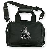 Bulldog Cases Deluxe Mini Range Bag with Strap and Colt Logo, Black