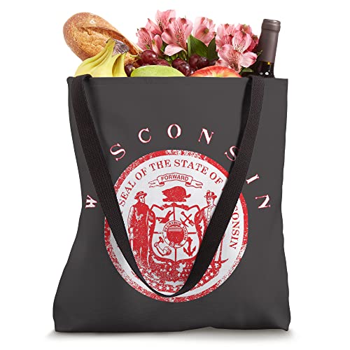 Bolso Tote Souvenir Estado Wisconsin Madison miniatura 4