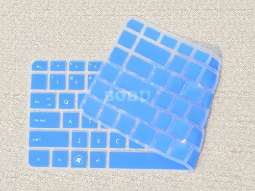 Bodu Colorful Keyboard Protector for HP Pavilion G4 G6 M4; Envy 4 6 15 Pro; DM4 DV4; HP 450 1000 2000; Presario 431 430 450 Q43 CQ57 CQ45,Pavilion TouchSmart 14-B137TX,242 G1 246 G1 (Blue)