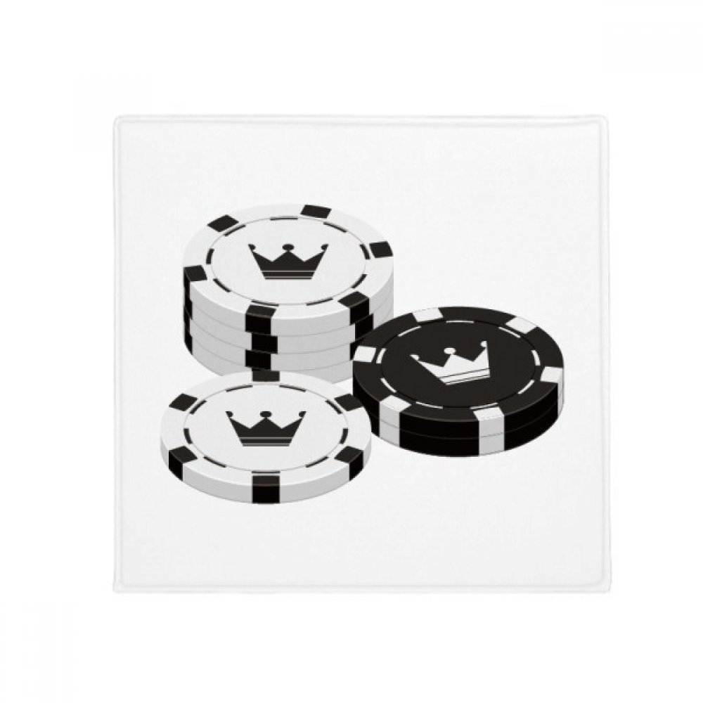 Tapis pet mat jetons couronne 60x60 cm idée cadeau originale salon