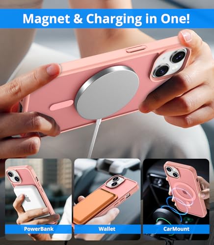 Coque iPhone 15 antichoc rose pour protéger votre téléphone en voyage - 3