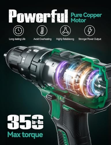 KIMO Cordless Hammer Drill Set