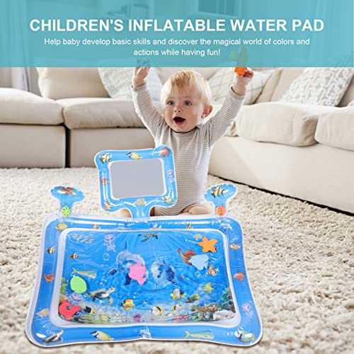 CANIGHT Espelho De Água Para Bebê Almofada Para Rastejar Barriga Inflável Recém-Nascido Tapete Para