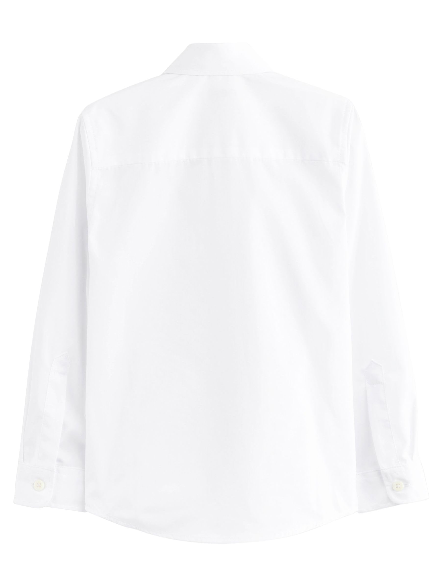 NEXT Niños Pack de 5 Camisas Escolares de Manga Larga de Corte Slim