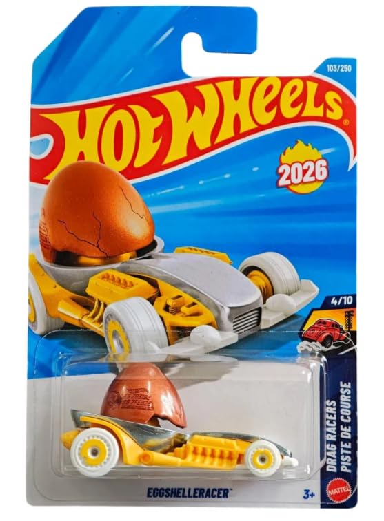 Hot Wheels Eggshelleracer [Yellow] 1:64 Escala Vehículo miniatura 1