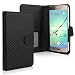 Produktbild CELLONIC® Handyhülle kompatibel mit Gigaset GS370 / GS370 Plus / GS270 / GS270 Plus PU Leder Schutzhülle mit Kartenfächern Hülle Flip Case Tasche Flip Cover Klapphülle Book Case Etui Wallet schwarz