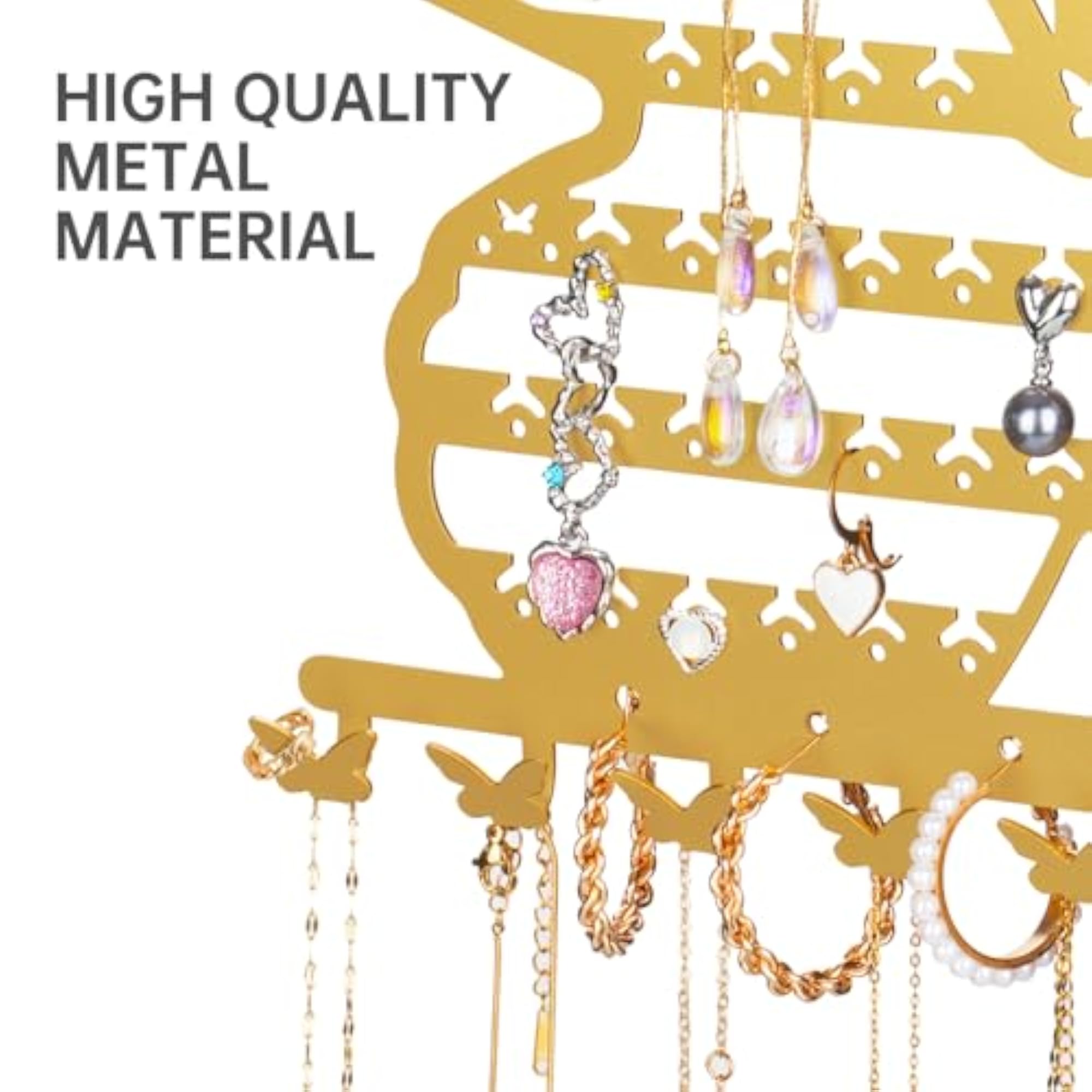 Butterfly Wall Mounted Jewelry Organizer, Earring Holder