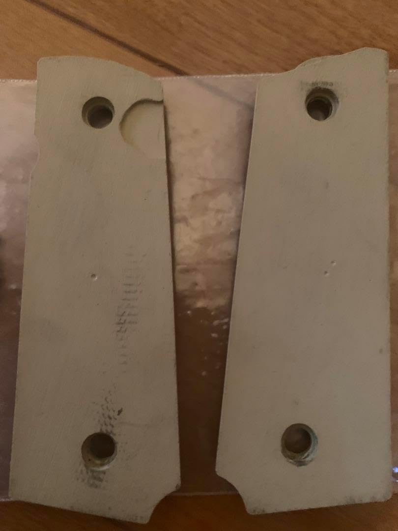 ☆1911用 グリップ アイボリー硬質素材 ☆1911用 グリップ アイボリー